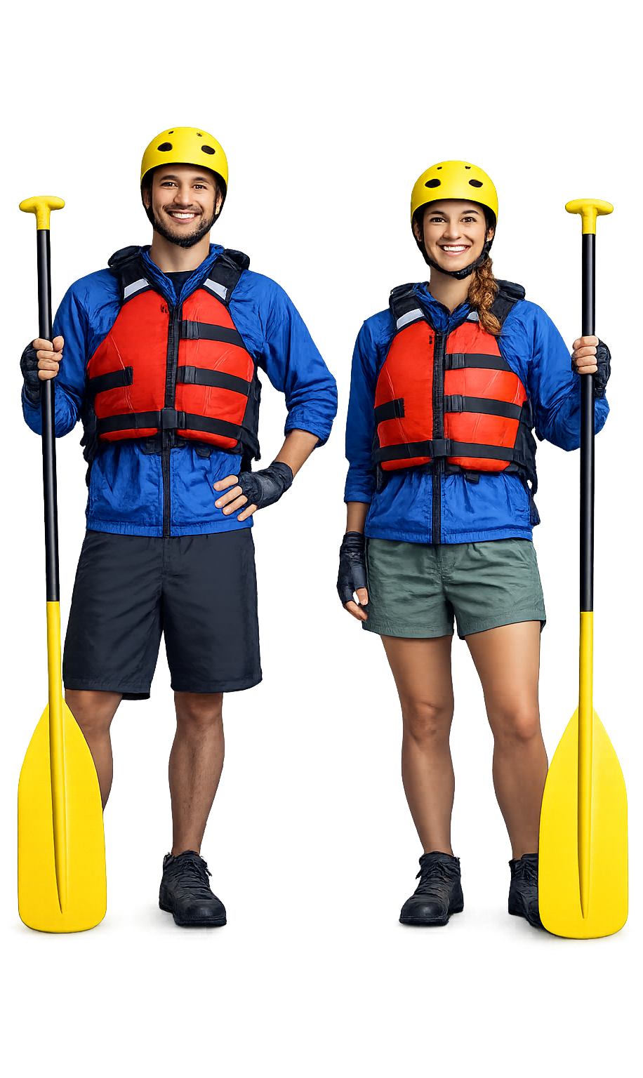 rafting yapanların görseli