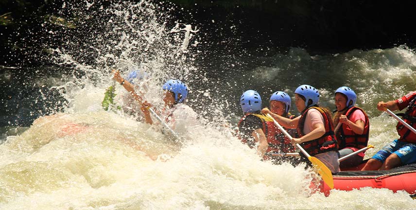 adrenalin dolu melen rafting parkuru
